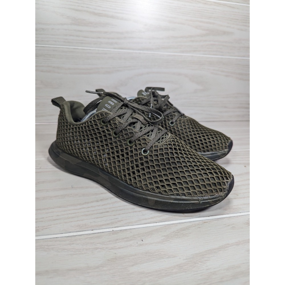 NOBULL No Bull Green Diamond Mesh‎ Runner Shoes Men's Size 7.5 Women's 9 - Picture 4 of 10